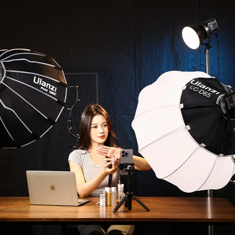 Ulanzi 120W Bi-color / RGB V-Mount Video Light - Image 8