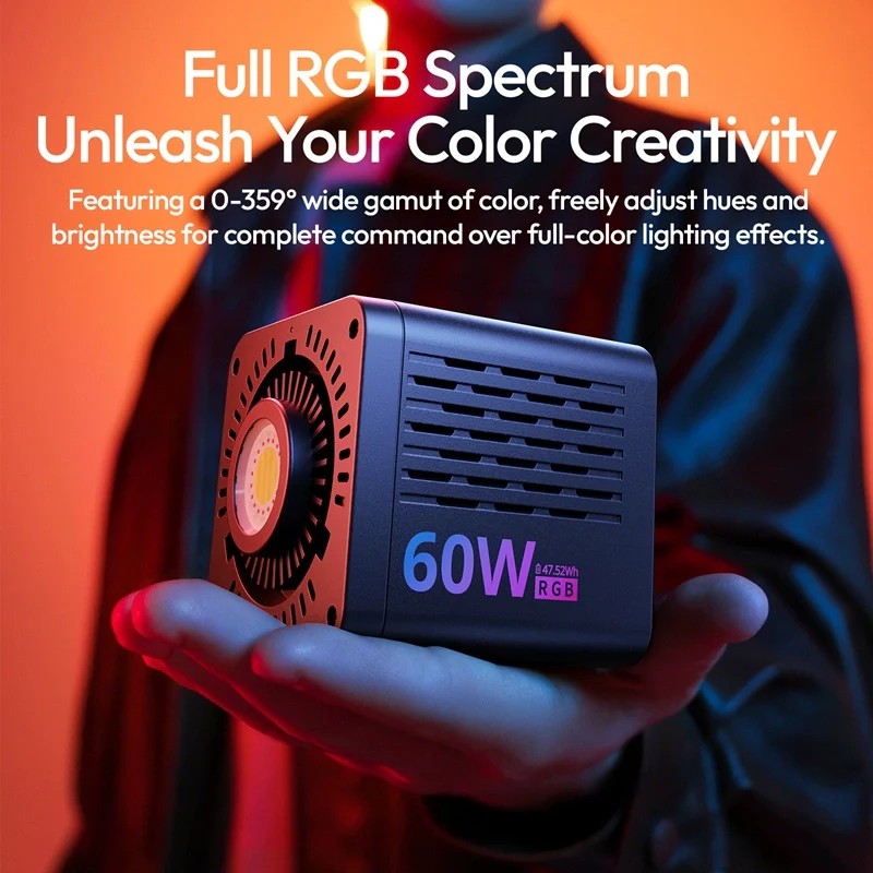 Ulanzi C60 60W RGB Video Light - Image 5
