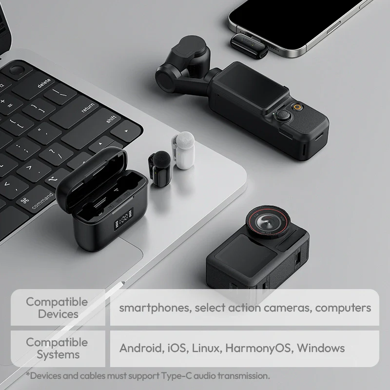 Ulanzi A200 Wireless Lavalier Mini Microphone - Image 6