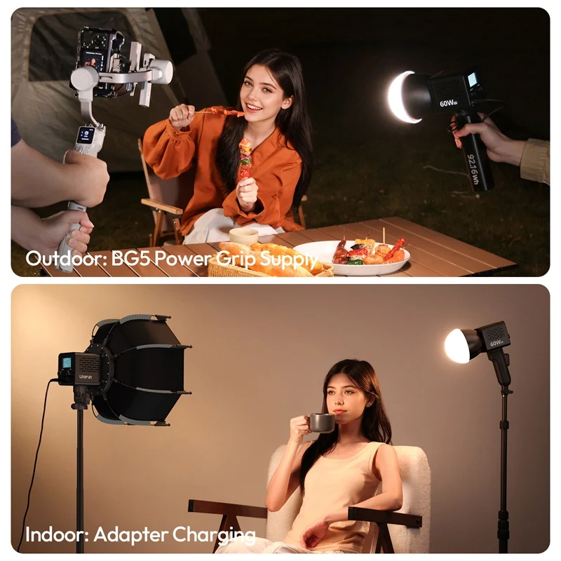 Ulanzi C60 60W Bi-color Video Light - Image 10