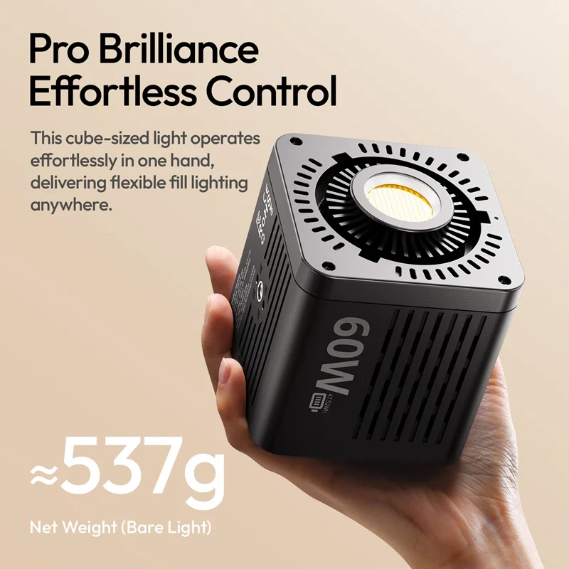 Ulanzi C60 60W Bi-color Video Light - Image 5