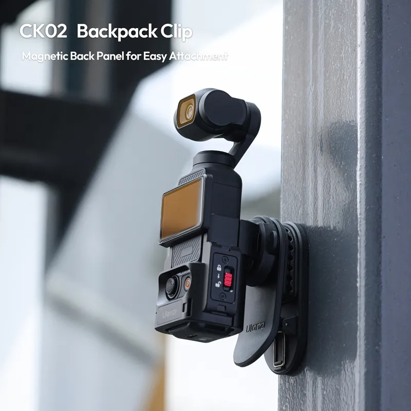 Ulanzi CK01/CK02 Cka Quick Release Backpack Clip for Xtra Muse & DJI Pocket 3/4 & Insta360 Luna - Image 2