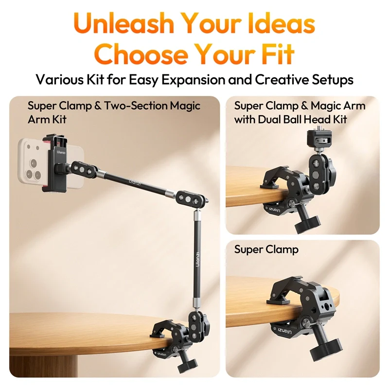 Ulanzi CO78 Super Clamp Magic Arm Kit C083 - Image 2