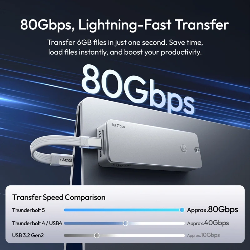 Ulanzi DT580 80Gbps M.2 NVMe SSD Enclosure - Image 2
