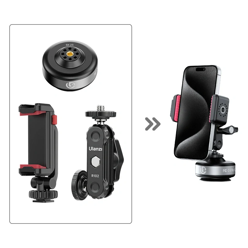 Ulanzi SK-23 Electric Suction Kit with 1/4" Screw M085 - Image 9