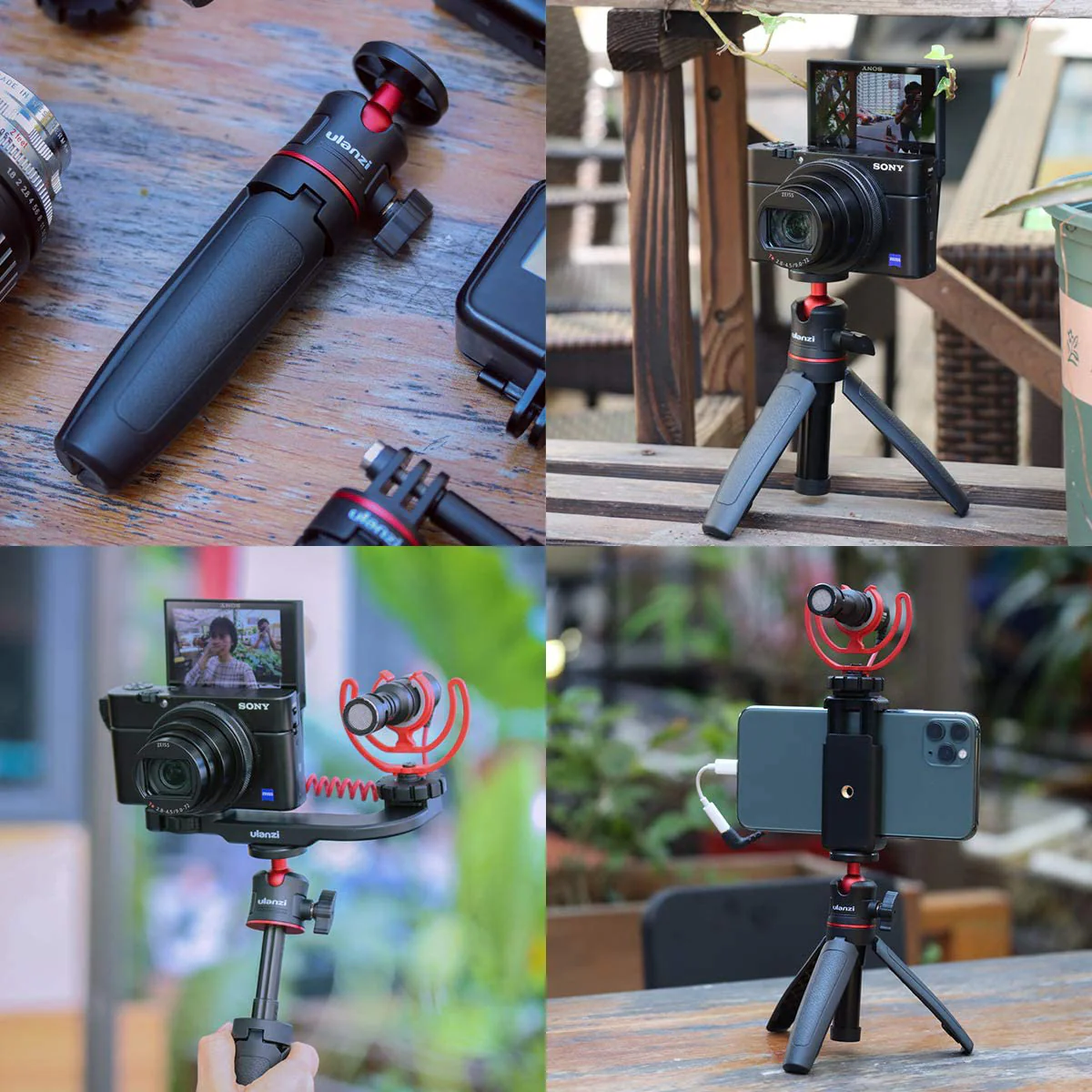 Ulanzi MT-08 Extendable Handheld Tripod for DJI Osmo Pocket 3/4 & Xtra Muse & Insta360 Luna - Image 10