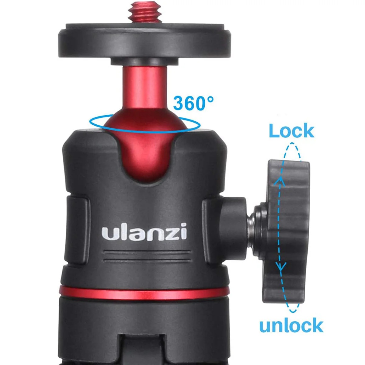 Ulanzi MT-08 Extendable Handheld Tripod for DJI Osmo Pocket 3/4 & Xtra Muse & Insta360 Luna - Image 8
