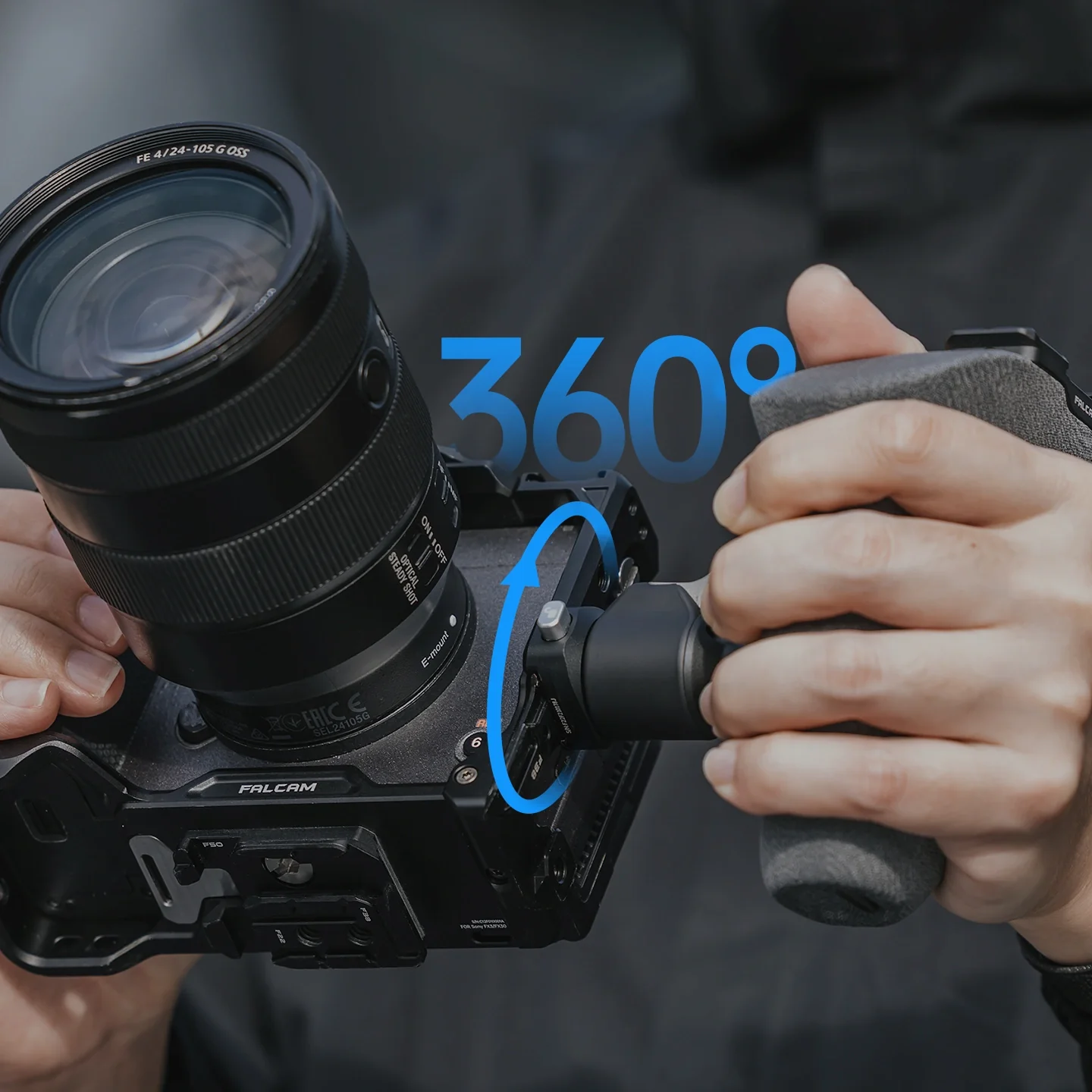Falcam F22 Quick Release Side Handle PRO (Left) F22B5601 - Image 3