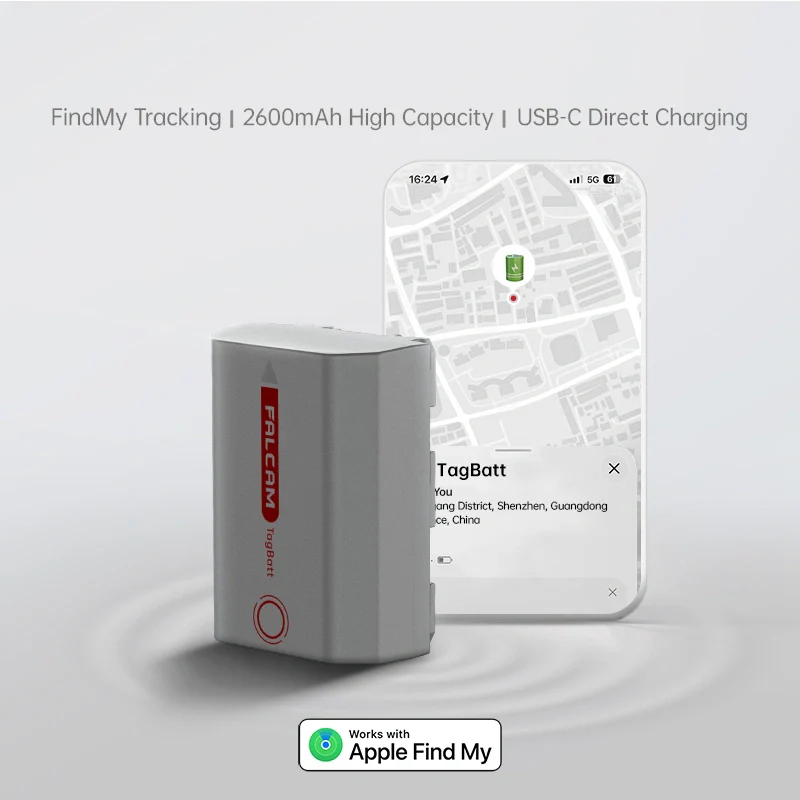 Falcam TagBatt Direct-Charge Camera Battery with Apple Find My for Sony NP-FZ100 - Image 13
