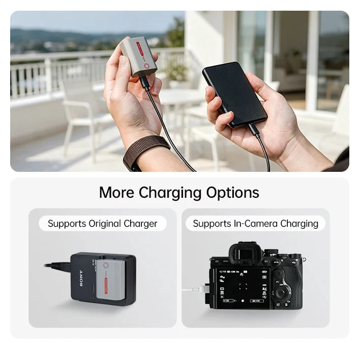 Falcam TagBatt Direct-Charge Camera Battery with Apple Find My for Sony NP-FZ100 - Image 6