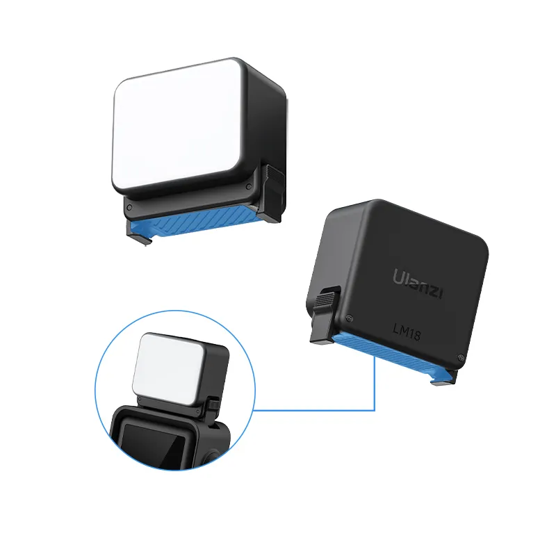 Ulanzi LM18 Mini LED Video Light for Xtra Muse & DJI Action 5/4/3 & Pocket 3/4 L042GBB1 - Image 4