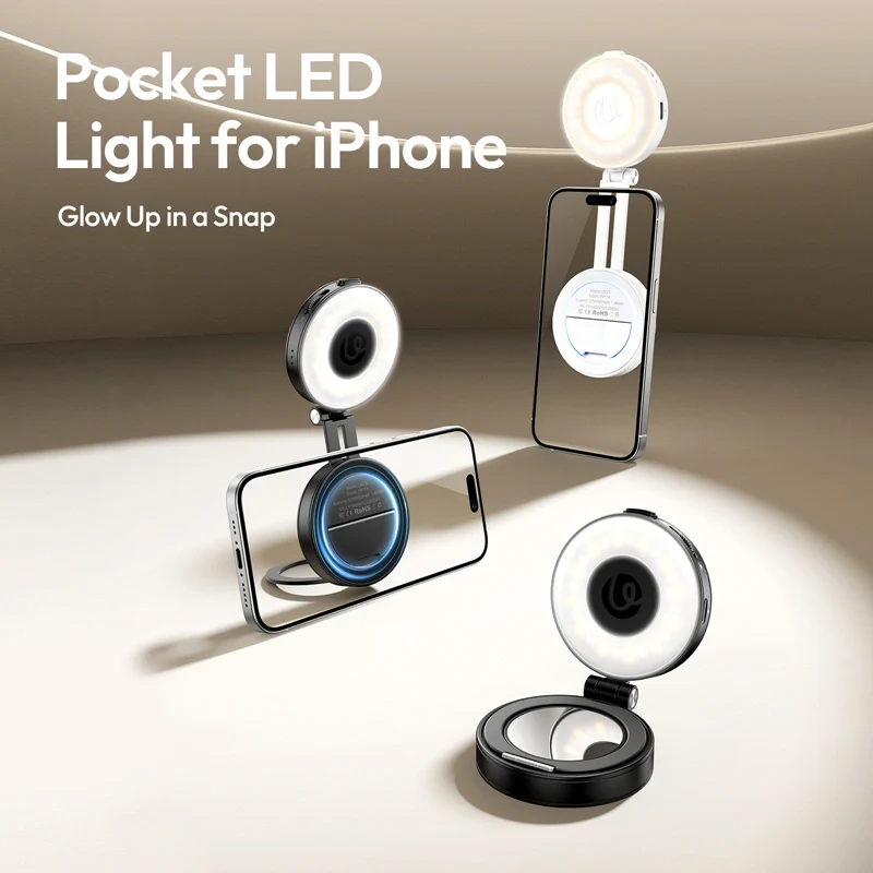 Ulanzi LM23 Magnetic Selfie Light with Mirror L238A - Image 3