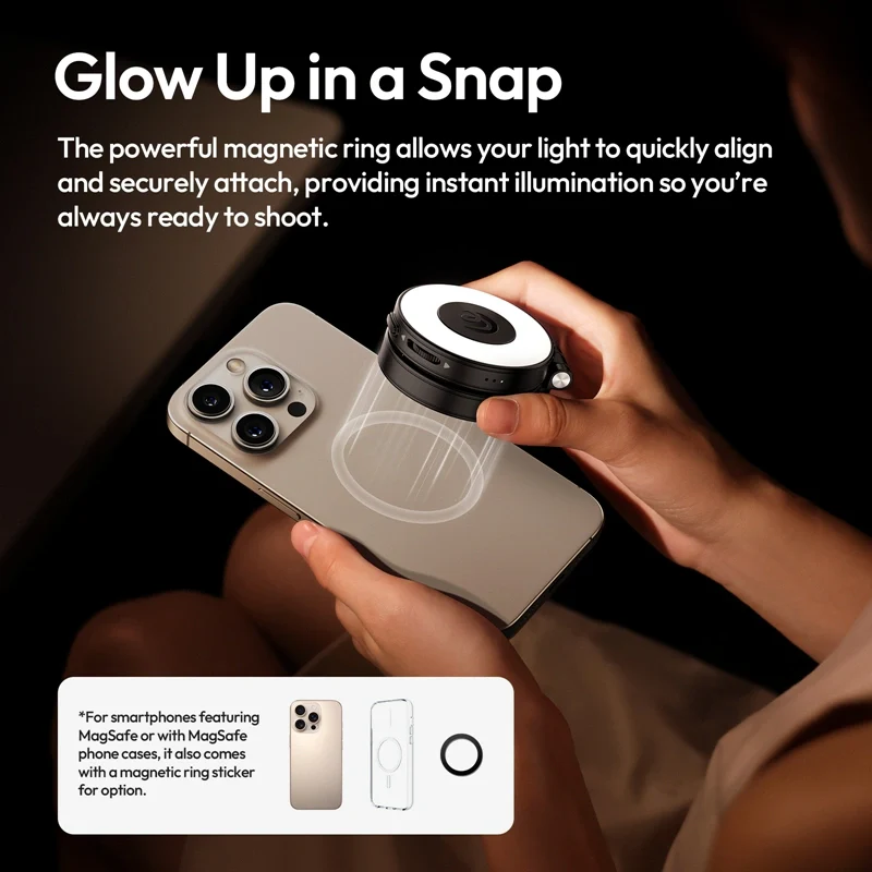 Ulanzi LM23 Magnetic Selfie Light with Mirror L238A - Image 5