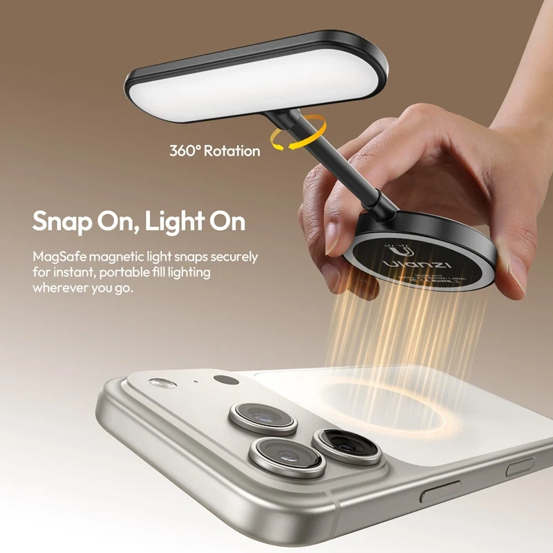 Ulanzi M10 Magnetic Flexible Phone Light - Image 3