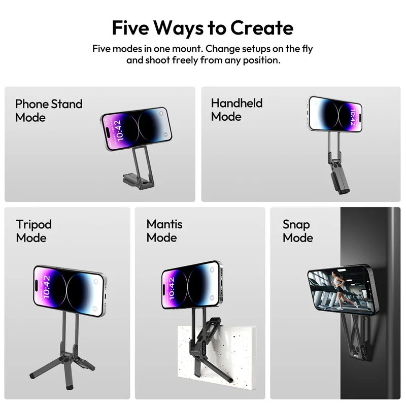 Ulanzi Magsafe Tripod & Selfie Ring Light Gift Set - Image 3