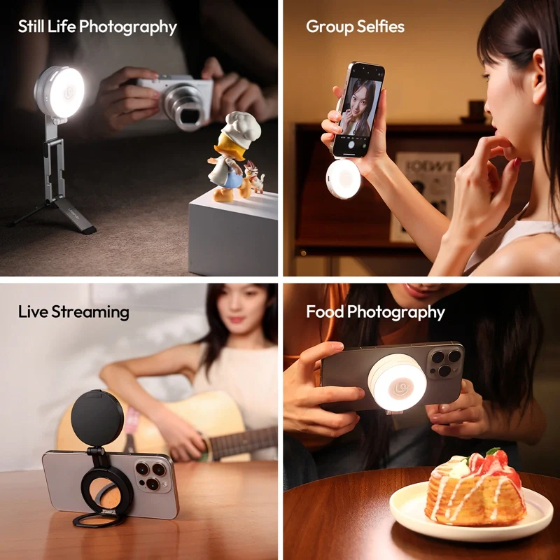 Ulanzi Magsafe Tripod & Selfie Ring Light Gift Set - Image 4