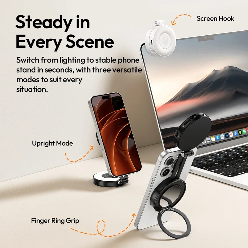 Ulanzi Magsafe Tripod & Selfie Ring Light Gift Set - Image 5