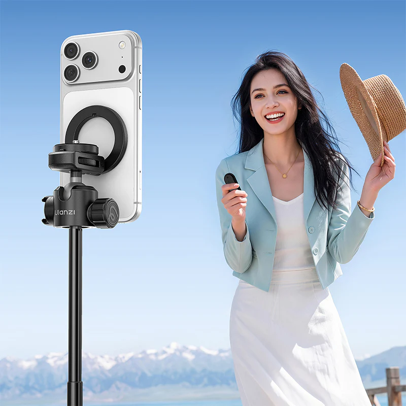 Ulanzi MT-44M 2-in-1 Magnetic & 1/4" Selfie Stick Tripod - Image 7
