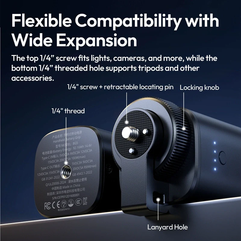 Ulanzi GB5 Handheld Battery Grip P012 - Image 9