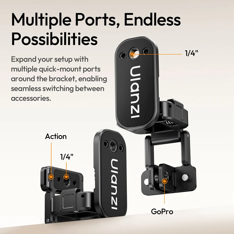 Ulanzi PK16 Quick-Release Magnetic Base for DJI Osmo Pocket 4/3 - Image 4