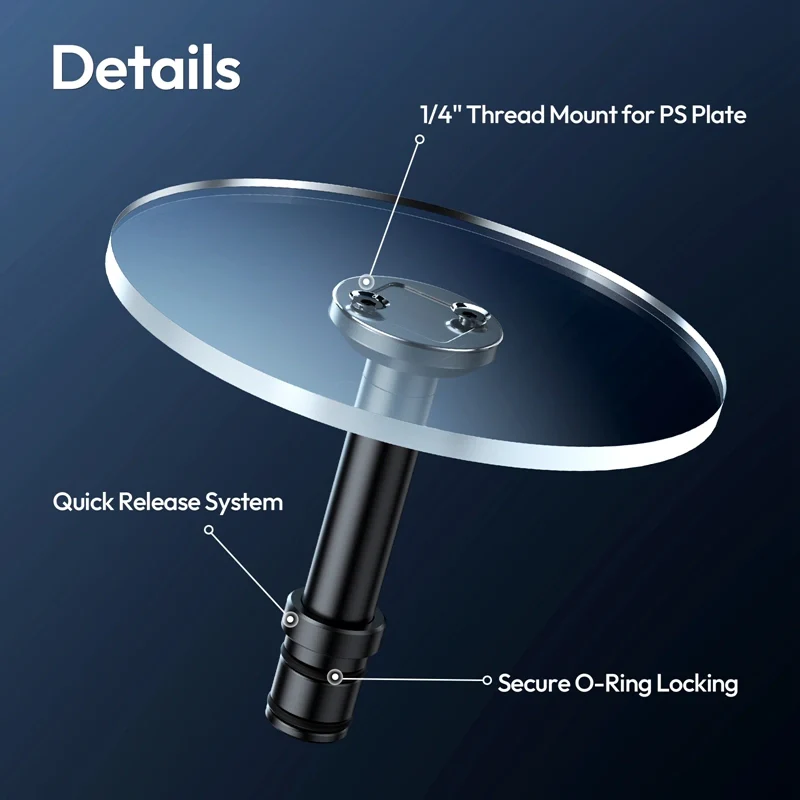 Ulanzi QT05 Xiaojiu Center Column Rotating Tray C099 - Image 6