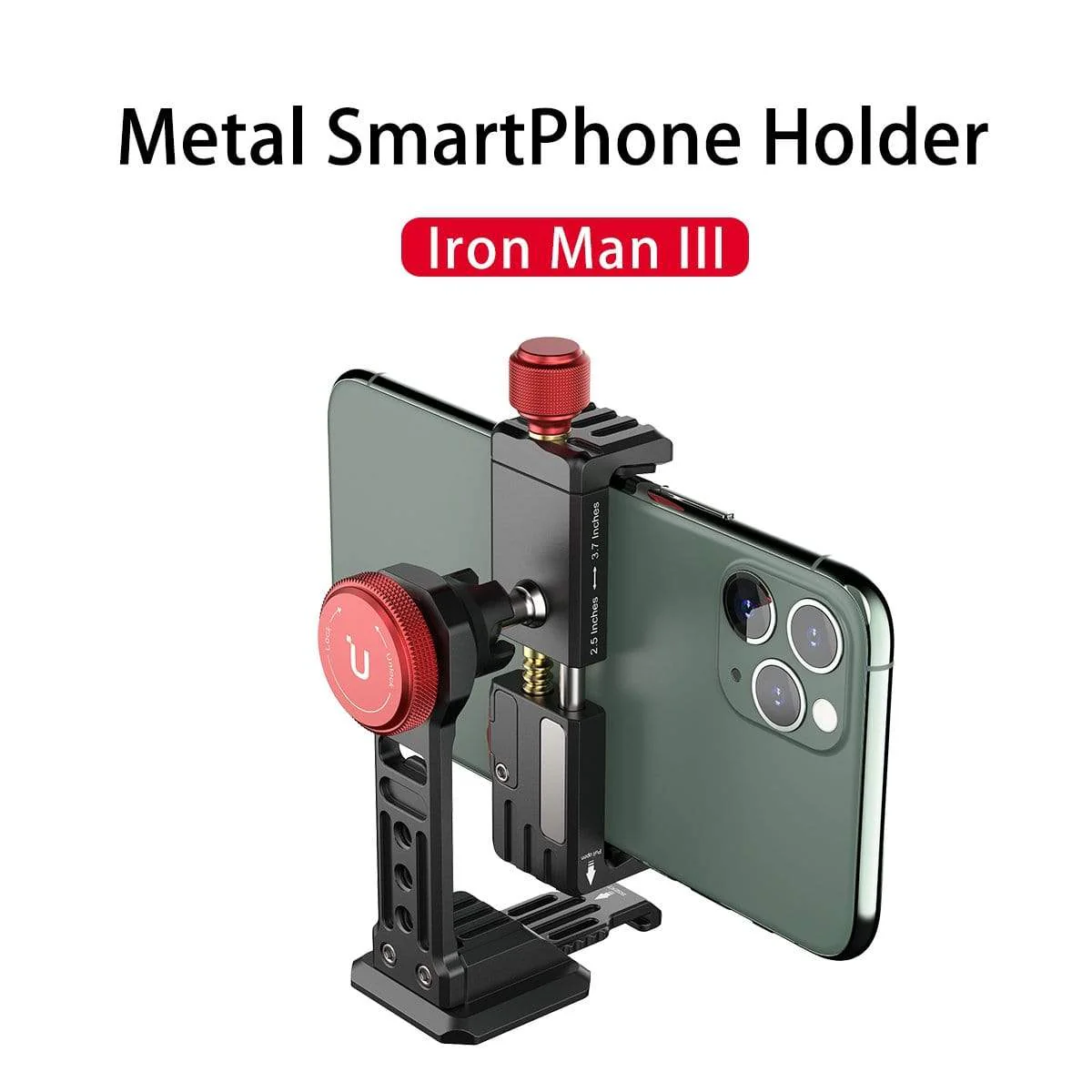 Ulanzi ST-14 Iron Man III 360° Arca Tripod Phone Mount - Image 4