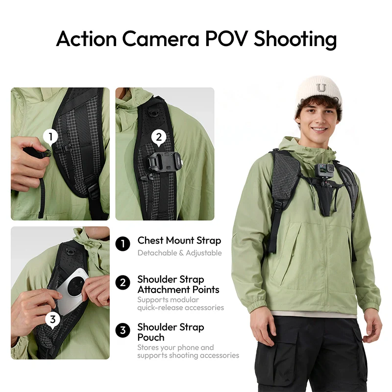 Ulanzi TP01 Travel Photography Backpack 25L - Image 4