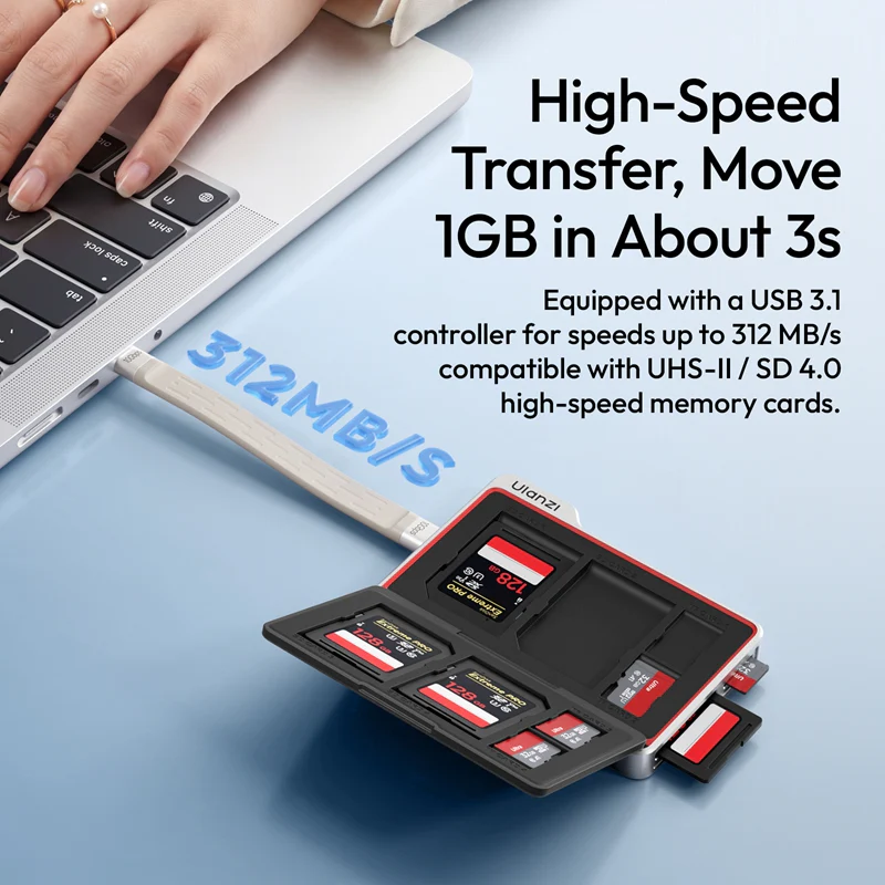 Ulanzi DC01 2-in-1 Portable Memory Card Case - Image 5