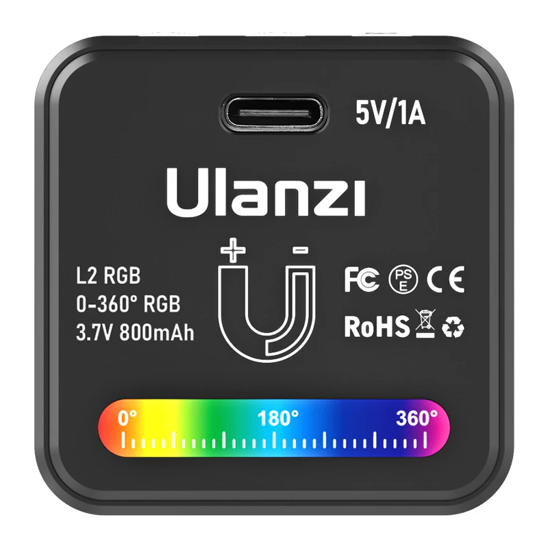 Ulanzi L2 RGB COB Magnetic Video Light 2878 - Image 3