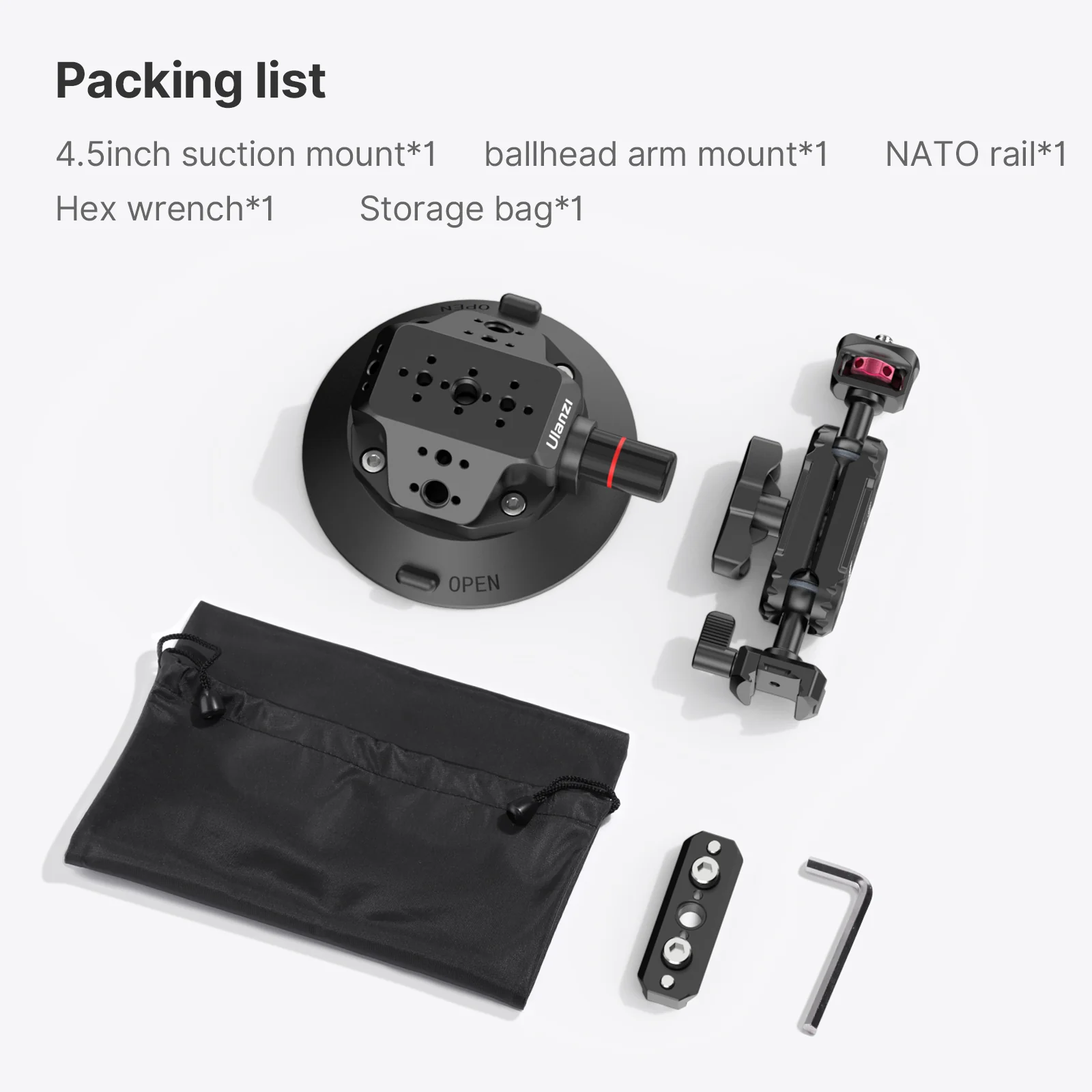 Ulanzi SC-02 Strong Suction Cup Mount (4.5") 3090 - Image 11