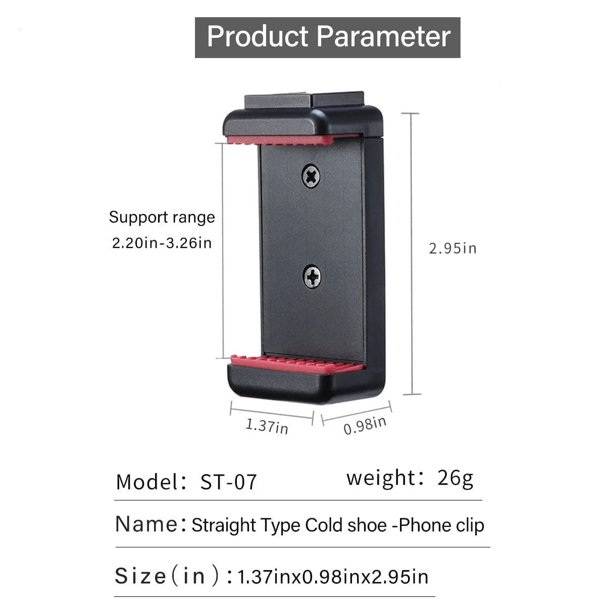 Ulanzi ST-07 Vlog Smartphone Tripod Mount - Image 6