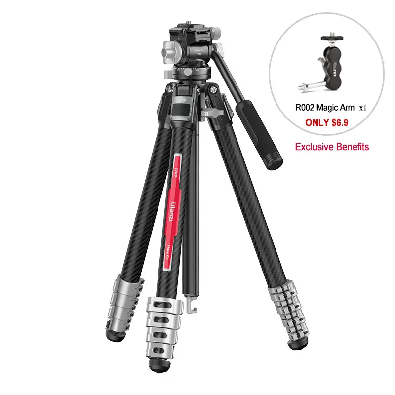Ulanzi TT09 Carbon Fiber Travel Tripod Arca-Swiss/F38 - Image 16