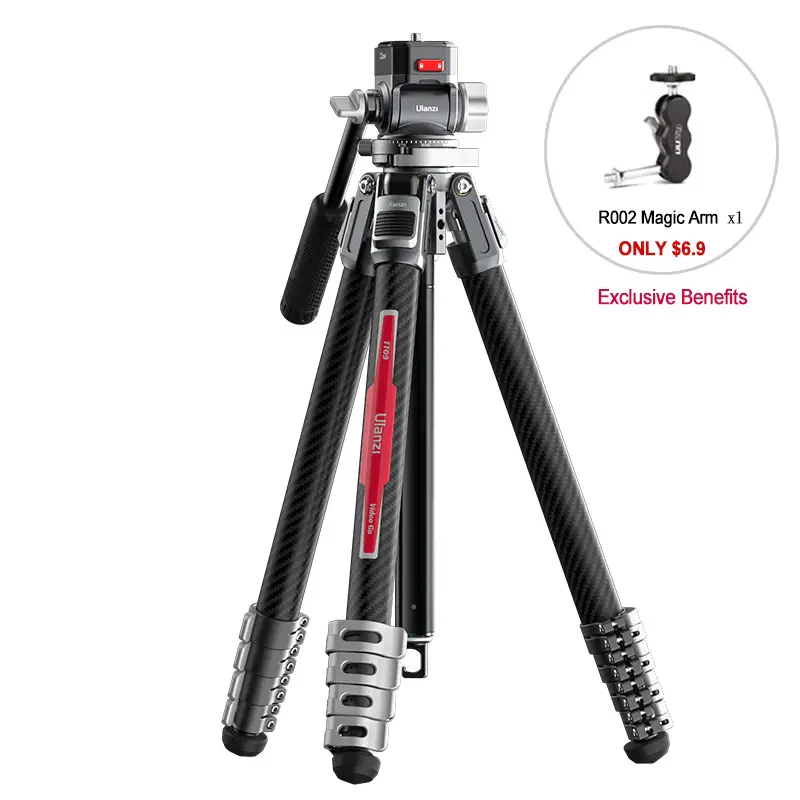 Ulanzi TT09 Carbon Fiber Travel Tripod Arca-Swiss/F38 - Image 18
