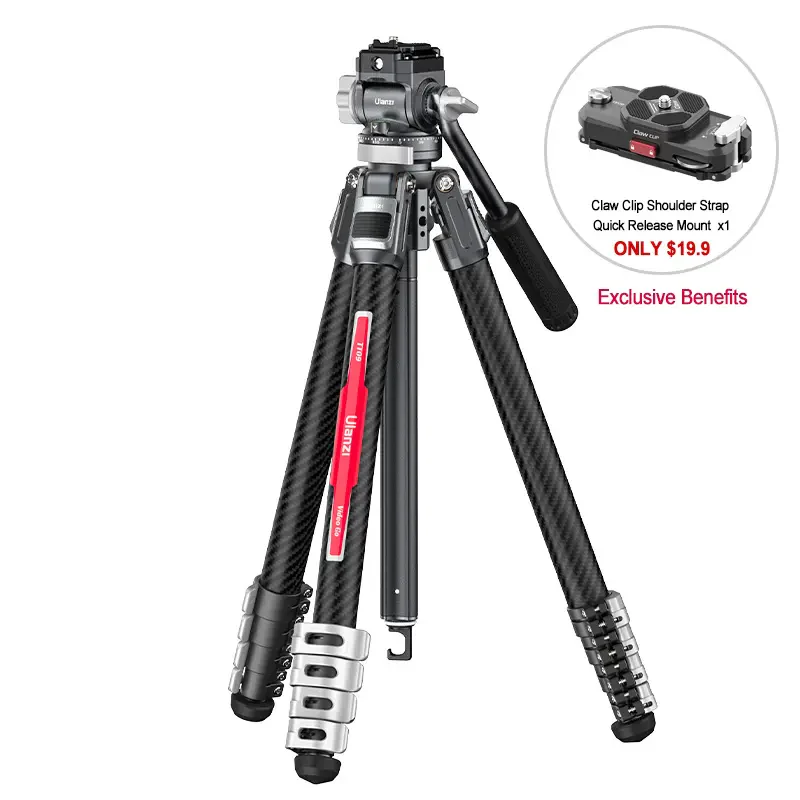 Ulanzi TT09 Carbon Fiber Travel Tripod Arca-Swiss/F38 - Image 21