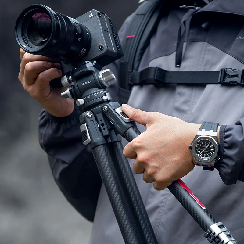 Ulanzi TT09 Carbon Fiber Travel Tripod Arca-Swiss/F38 - Image 6