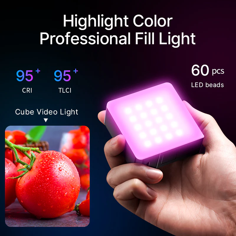 Ulanzi VL49 Pro Rechargeable Mini RGB Light B01001 - Image 6