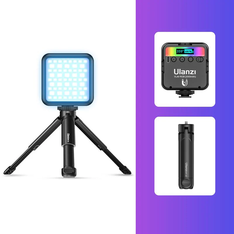 Ulanzi VL49 Rechargeable Mini RGB Light - Image 10