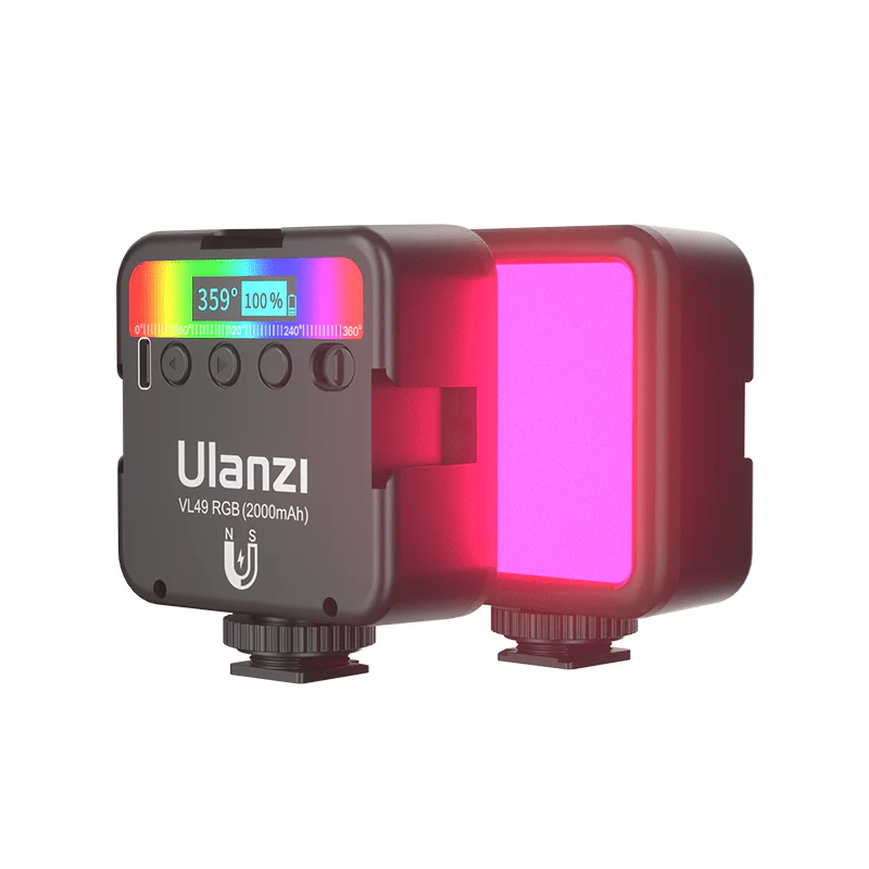 Ulanzi VL49 Rechargeable Mini RGB Light - Image 6