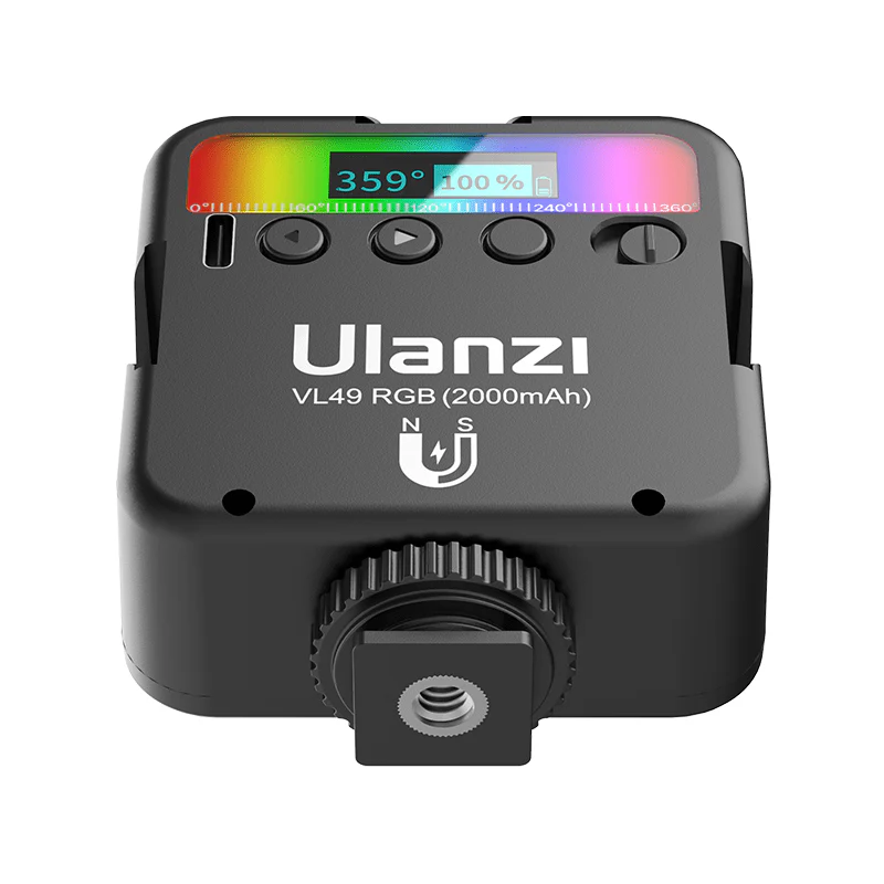 Ulanzi VL49 Rechargeable Mini RGB Light - Image 9
