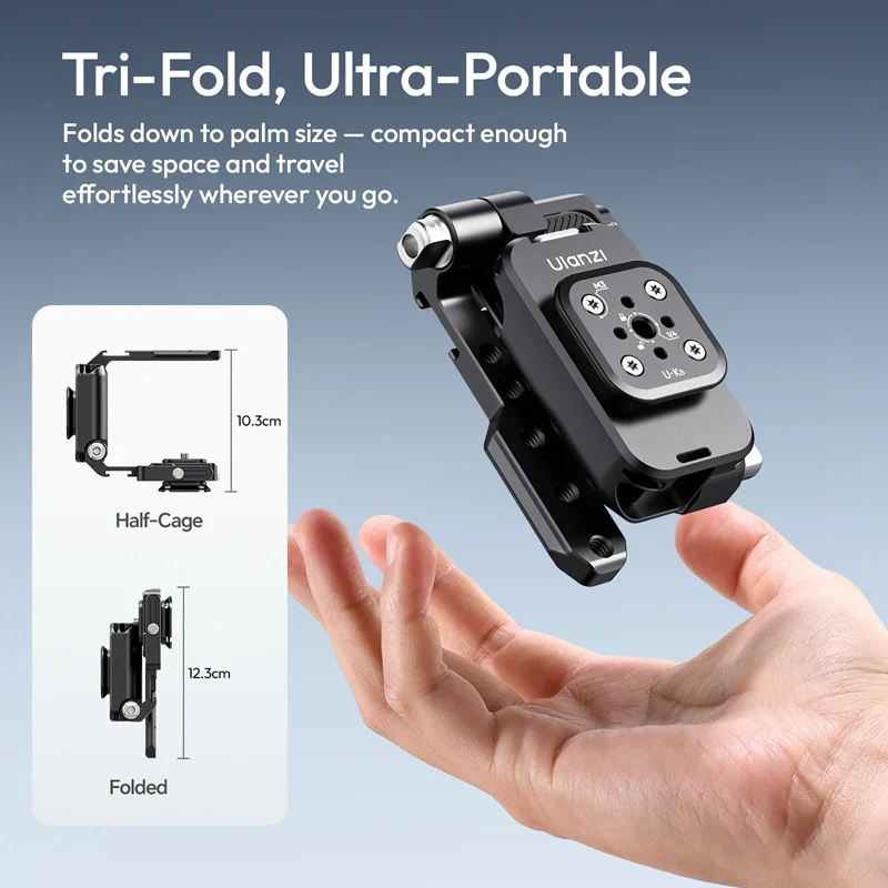 Ulanzi XJ01 Uka Universal Foldable Camera Cage C116 - Image 3
