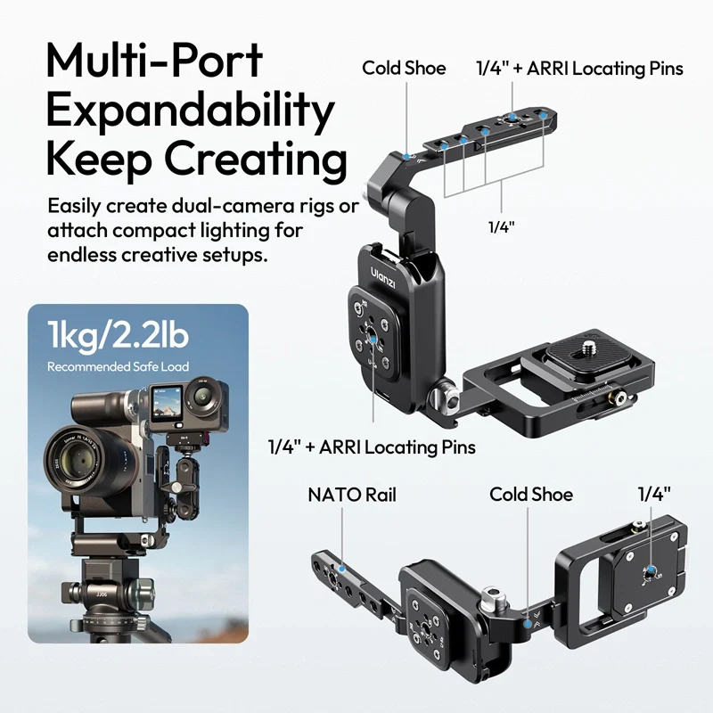 Ulanzi XJ01 Uka Universal Foldable Camera Cage C116 - Image 6
